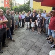Danke an alle Poinger Schulweghelferinnen und -helfer am letzten Schultag © Foto: Privat